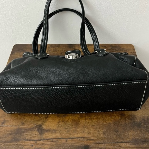 Vintage Prada black Leather Shoulder Handbag - Picture 6 of 14